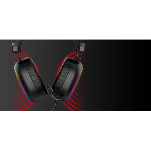 Havit GAMENOTE H2016D RGB gamer fejhallgató USB+3.5mm - 3