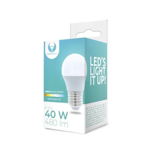 Forever Light COG Gold Izzó E27 G45 6W 230V 6000K 480lm - 1