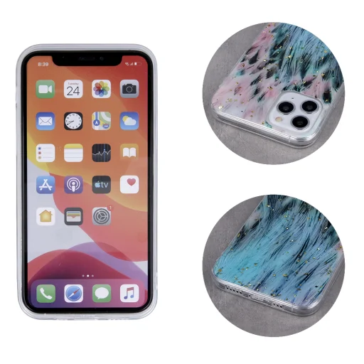 Samsung A03S Gold Glam tok Peacock - 3