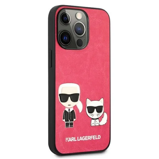 iPhone 13 Pro Karl Lagerfeld Ikonik Karl Choupette tok rózsaszín (KLHCP13LPCUSKCP) - 6
