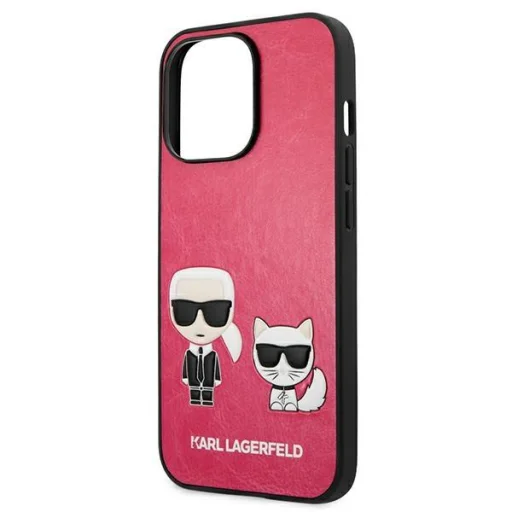 iPhone 13 Pro Karl Lagerfeld Ikonik Karl Choupette tok rózsaszín (KLHCP13LPCUSKCP) - 8