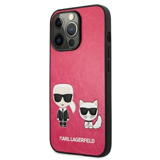 iPhone 13 Pro Karl Lagerfeld Ikonik Karl Choupette tok rózsaszín (KLHCP13LPCUSKCP) - 4