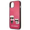 iPhone 13 Mini 5.4'' Karl Lagerfeld Ikonik Karl Choupette tok rózsaszín (KLHCP13SPCUSKCP) - 2