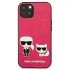 iPhone 13 Mini 5.4'' Karl Lagerfeld Ikonik Karl Choupette tok rózsaszín (KLHCP13SPCUSKCP) - 8