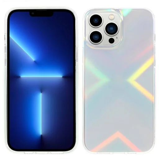 iPhone 13 Pro Kingxbar Streamer Series háromszög mintájú tok többszínű - 1