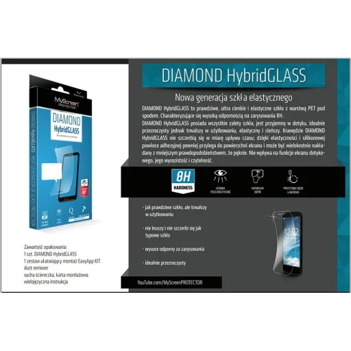 iPhone 7 / 8 /SE 2020 / SE 2022 MyScreen Diamond kijelzővédő hybrid üvegfólia - 4