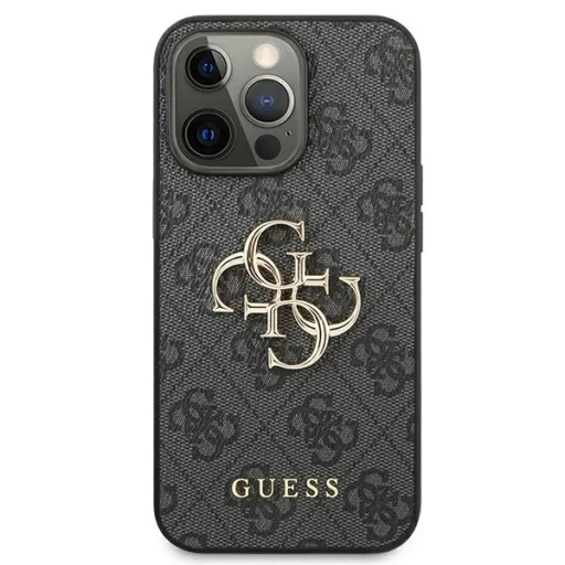 iPhone 13 Pro Guess GUHCP13L4GMGGR Big Metal Logo tok 4G szürke - 2