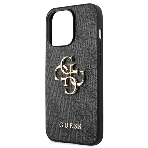 iPhone 13 Pro Guess GUHCP13L4GMGGR Big Metal Logo tok 4G szürke - 3