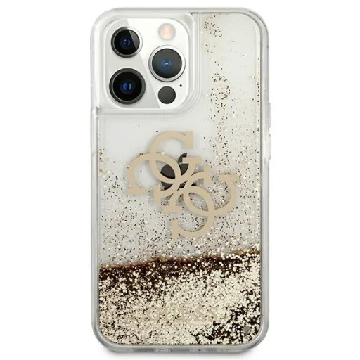 iPhone 13 Pro Max Guess 4G Liquid Glitter tok arany (GUHCP13XLG4GGO) - 4