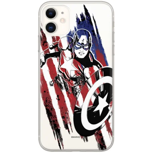iPhone 12 Mini Marvel Amerika kapitány tok átlátszó - 1