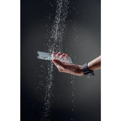 iPhone 13 Mini Moshi iVisor AG matt kijelzővédő fólia (fekete kerettel) - 2