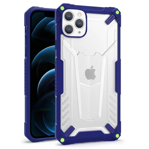 iPhone 13 Pro Tel Protect Hybrid tok sötétkék - 1