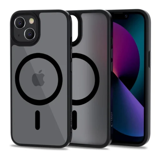 iPhone 13 Tech-Protect Magmat Magsafe Tok Matt Fekete - 1