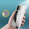 Huawei P40 Lite E S-Case flexibilis TPU tok átlátszó kék thumbnail