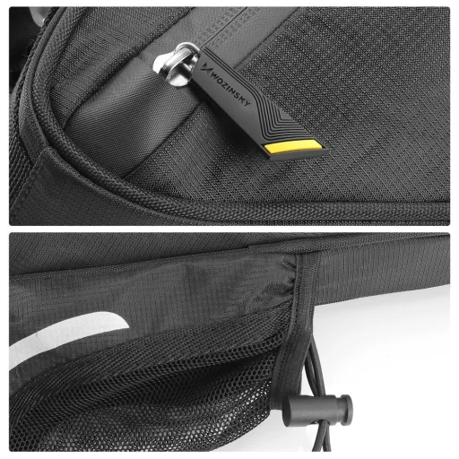 Wozinsky kerékpártáska palacktartóval fekete - 3