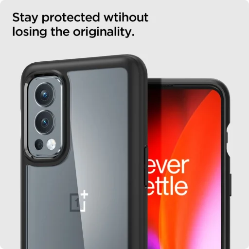 Oneplus Nord 2 5G Spigen Ultra Hybrid tok matt fekete (ACS03664) - 7