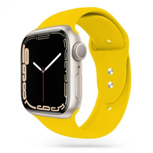 Apple Watch 4/5/6/7/8/SE/Ultra (42/44/45/49mm) Tech-Protect Iconband szíj sárga - 1