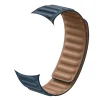 Apple Watch 3/4/5/6/7/8/SE 38/40/41mm sötétkék Loop Leather bőr óraszíj mágneses thumbnail