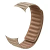 Apple Watch 4/5/6/7/8/SE/Ultra (42/44/45/49mm) khaki Loop Leather bőr óraszíj mágneses thumbnail