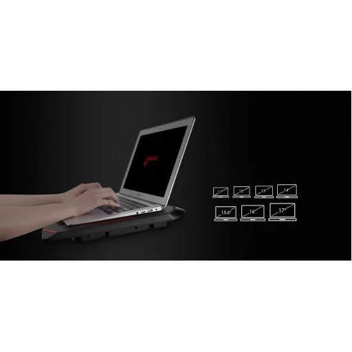 Havit GAMENOTE F2081 laptop hűtőállvány - 3