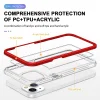 iPhone 14 Pro Acrylic hybrid tok piros anti-shock - 2
