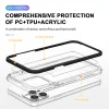 iPhone 13 Pro Max Acrylic hybrid tok fekete anti-shock thumbnail