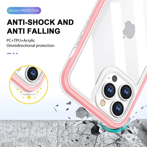 iPhone 13 Pro Max Acrylic hybrid tok pink - 4