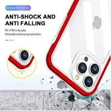 iPhone 13 Pro Max Acrylic hybrid tok piros anti-shock