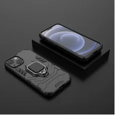 iPhone 13 mini Ring Armor tok kihajtható támasszal fekete