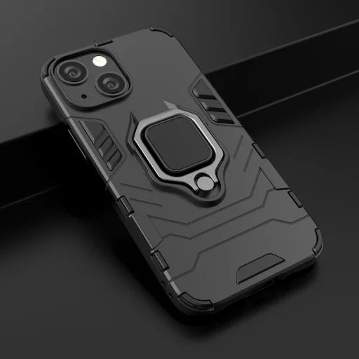 iPhone 13 mini Ring Armor tok kihajtható támasszal fekete - 10