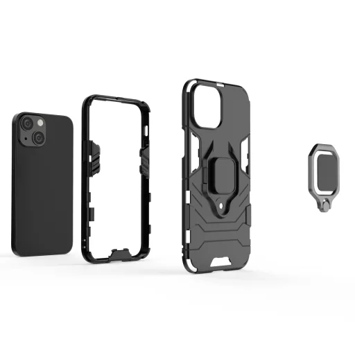 iPhone 13 mini Ring Armor tok kihajtható támasszal kék - 3