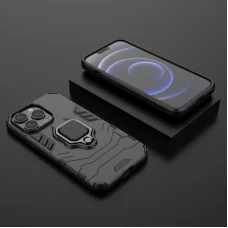 iPhone 13 Pro Max Ring Armor tok kihajtható támasszal fekete