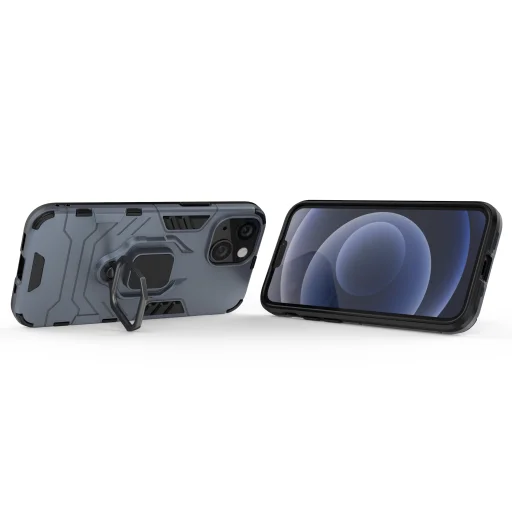 iPhone 13 mini Ring Armor tok kihajtható támasszal kék - 7