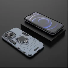 iPhone 13 Pro Ring Armor tok kihajtható támasszal kék