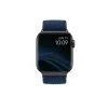 Apple Watch 42/44/45 mm Uniq Aspen fonott szíj kék - 3