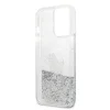 iPhone 13 Pro Max Karl Lagerfeld KLHCP13XGCFS Liquid Glitter Choupette Fun tok ezüst