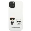 iPhone 14 Plus Karl Lagerfeld  Karl és Choupette szilikon tok fehér (KLHCP14MSSKCW) - 7