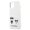 iPhone 14 Plus Karl Lagerfeld  Karl és Choupette szilikon tok fehér (KLHCP14MSSKCW) - 8