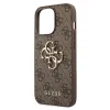 iPhone 13 Pro Guess GUHCP13L4GMGBR Big Metal Logo tok 4G barna thumbnail