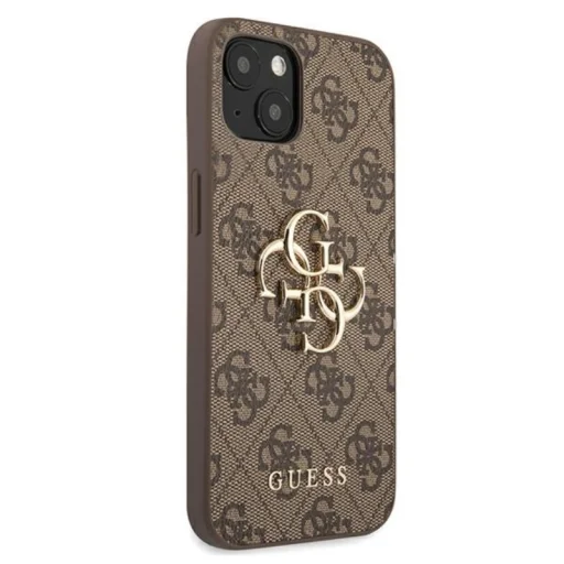 iPhone 13 Guess GUHCP13M4GMGBR Big Metal Logo tok 4G barna - 8