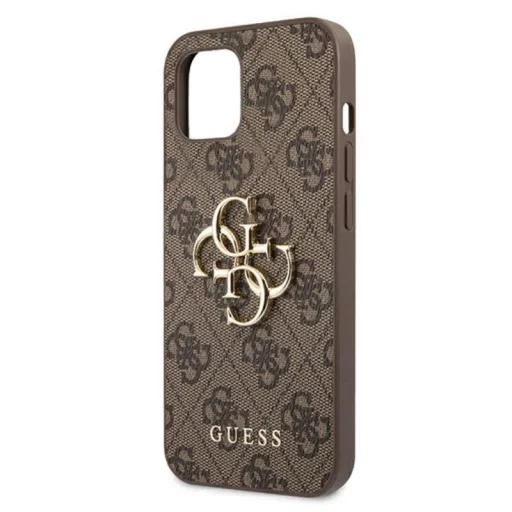 iPhone 13 Guess GUHCP13M4GMGBR Big Metal Logo tok 4G barna - 3