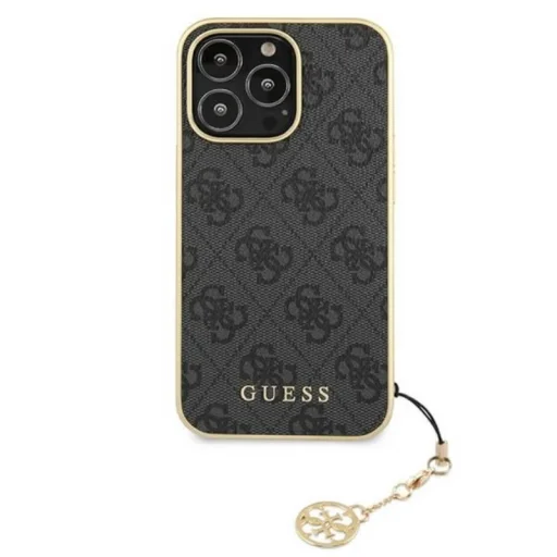 iPhone 13 Pro Max GUESS GUHCP13XGF4GGR 4G Charms tok szürke - 7