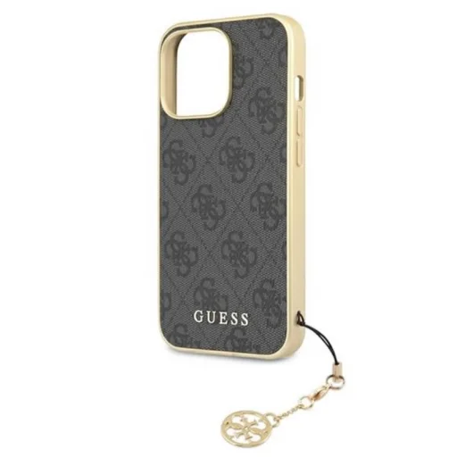 iPhone 13 Pro Max GUESS GUHCP13XGF4GGR 4G Charms tok szürke - 4