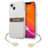 iPhone 13 Mini Guess 4G Stripe Brown Charm tok átlátszó (GUHCP13SKB4GBR) - 6
