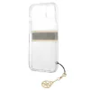 iPhone 13 Mini Guess 4G Stripe Brown Charm tok átlátszó (GUHCP13SKB4GBR) - 4