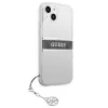 iPhone 13 Mini Guess 4G Stripe Grey Charm tok átlátszó (GUHCP13SKB4GGR) thumbnail