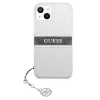 iPhone 13 Mini Guess 4G Stripe Grey Charm tok átlátszó (GUHCP13SKB4GGR) thumbnail
