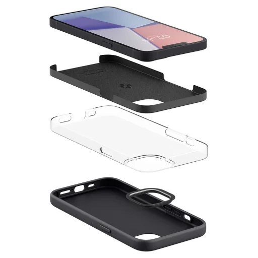 iPhone 13 Mini Spigen Silicone Fit tok fekete (ACS03339) - 3