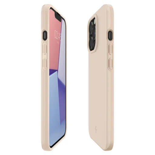 iPhone 13 Pro Max Spigen Thin Fit ultravékony tok homokszínű (ACS03195) - 7