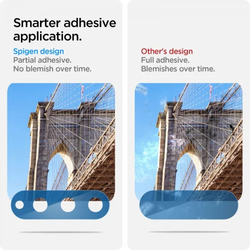 Samsung Galaxy Z Fold 3 Spigen Optik.TR 2x kameralencsevédő 9H üveg (AGL03157) - 12